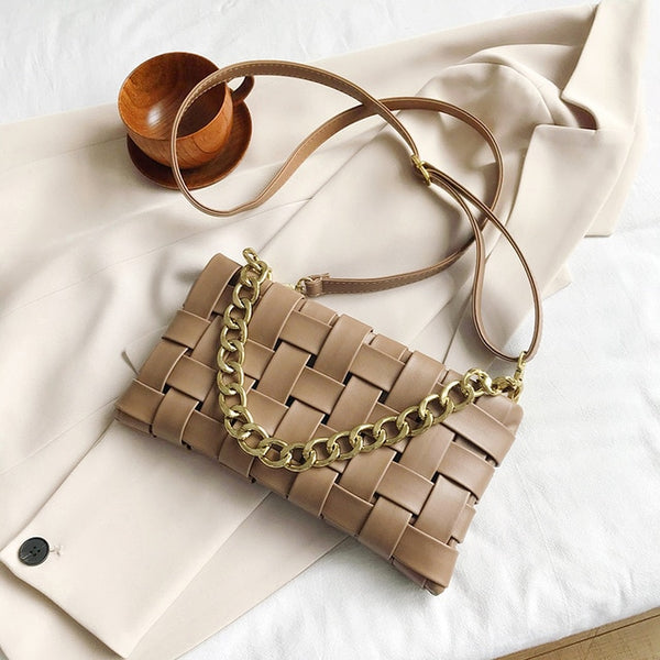 Weave Design Crossbody Bags