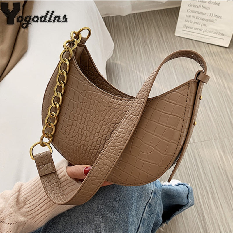 Vintage Alligator Hobos Bag