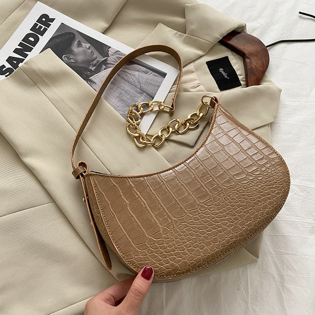 Vintage Alligator Hobos Bag